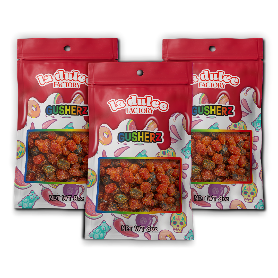 3 pack Gusher chamoy candy