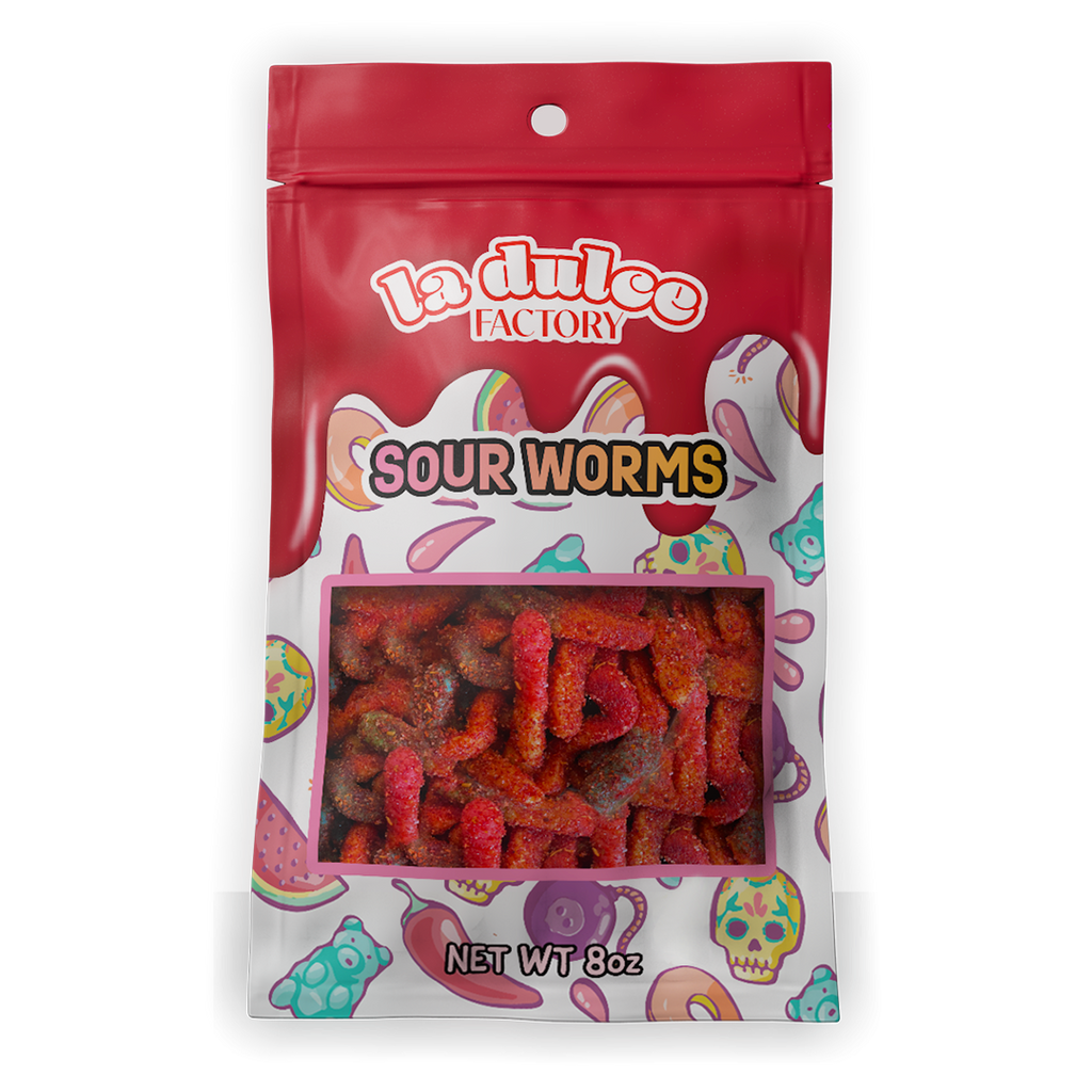 Chamoy Gummy worms Mexican Candy